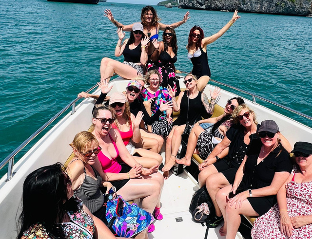 Ladies on a previous retreat