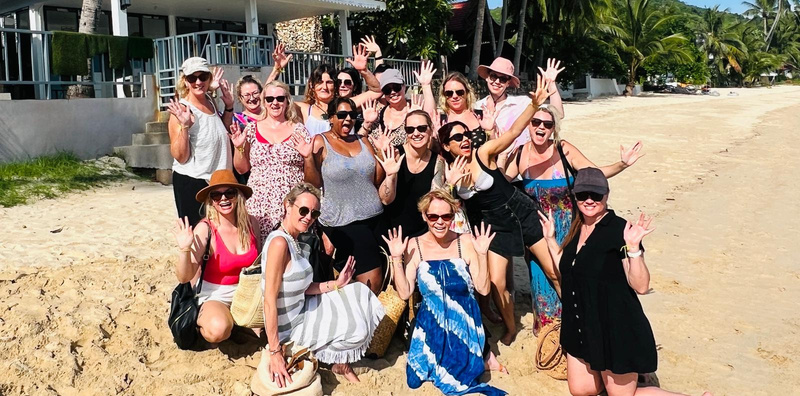 Ladies on a previous retreat